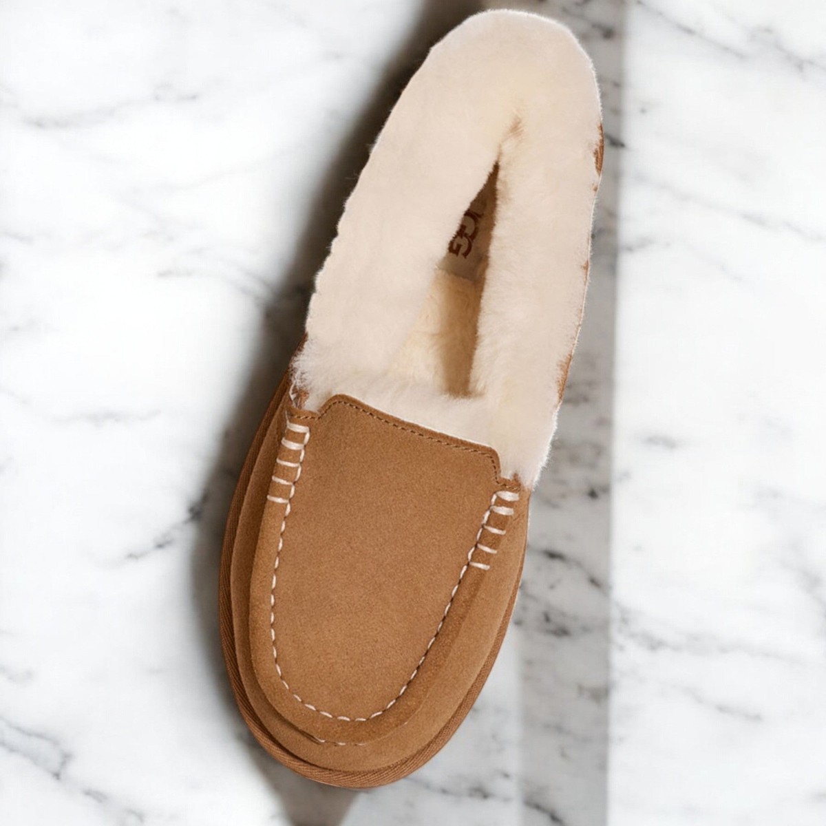 1158250-CHE] WOMENS UGG ANSLEY PARC 'CHESTNUT' | eBay