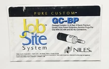 Niles Audio GC-BP Gold Plated Solderless Banana Plug Connectors Box Of 12 ☆ New