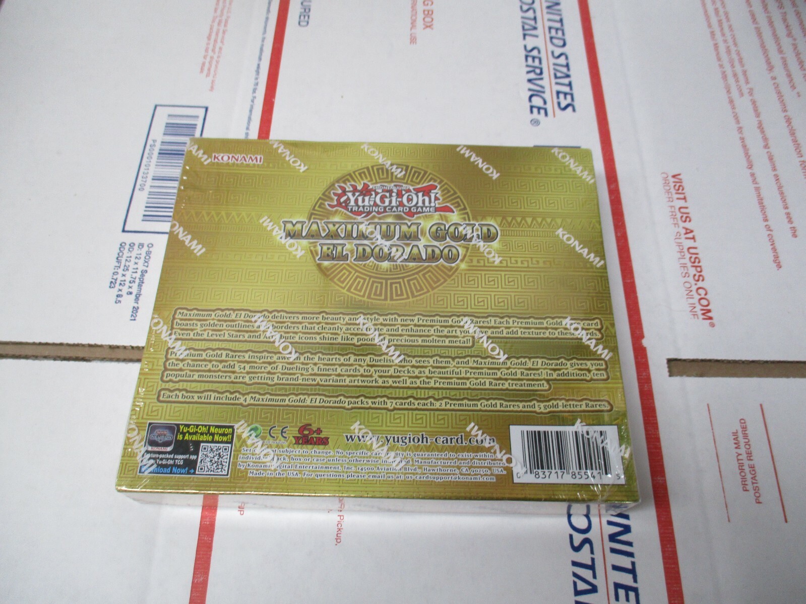 Konami Yu Gi Oh Trading Card Game Maximum Gold El Dorado New Sealed Fast Ship Ebay