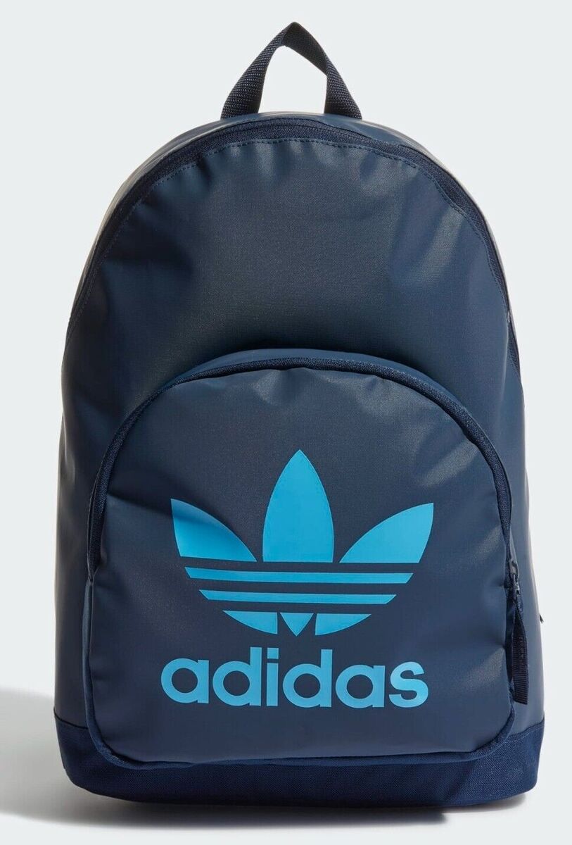Adidas ADICOLOR TREFOIL BACKPACK SCHOOL Travel BLUE VOLT Backpack NWT $45 | eBay