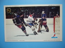1971/72 NHLPA PRO STAR PROMOTIONS NHL HOCKEY PHOTO GUY LAPOINTE ED GIACOMIN