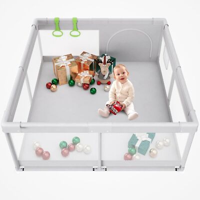 Fodoss Baby Playpen, Playpen for Babies & Toddlers, 47x47 Small