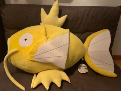 Gold Magikarp Big Cushion Pokemon Center Limited Huge Large Plush Shiny NEW