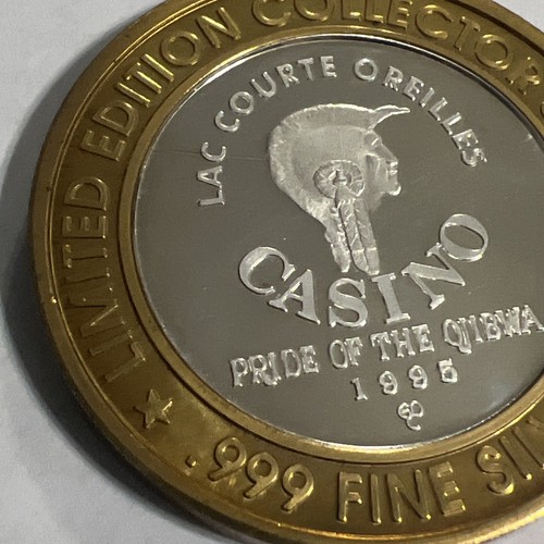 Pride Of The Ojibwa 1995 Casino .999 Silver Coin Limited Edition Series #2 - Picture 14 of 24