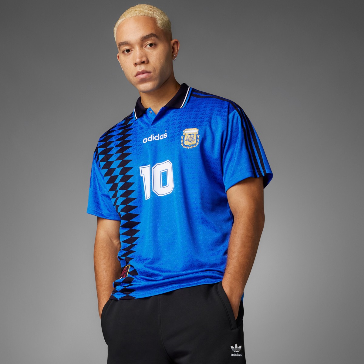 adidas アルゼンチン代表 1994 アウェー ユニフォーム adidas World Cup 1994 USA Argentina Away Men's Soccer Jersey
