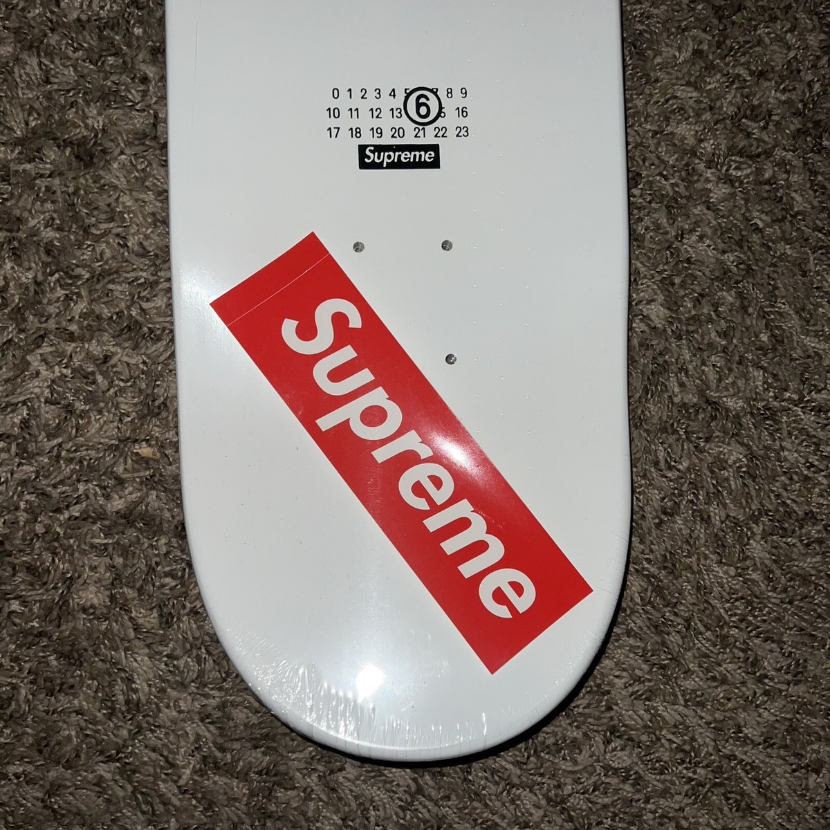 Supreme Maison Margiela MM6 Skate Deck 8.25” Scratch Off Supreme Maison Margiela MM6 Skate Deck 8.25” Scratch Off