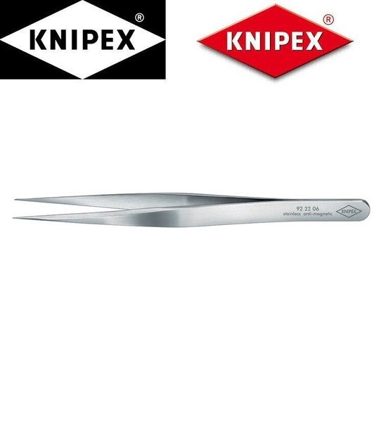 Knipex 92 22 04 PräZisionspinzette 130Mm Rostfrei,Antimagnetisch,Spitze Form...-image