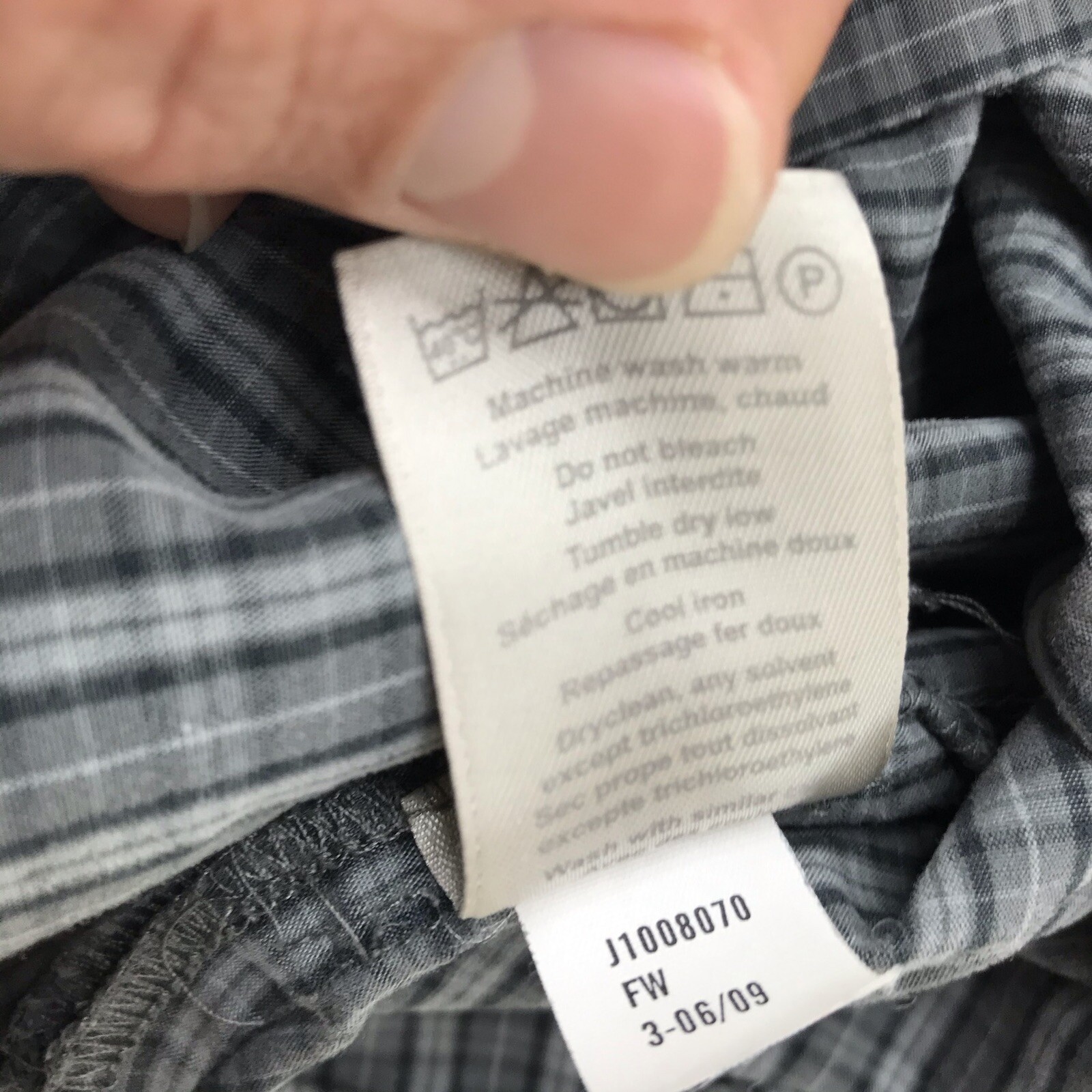 Merrell Mens Medium Button Front Long Sleeve Gray… - image 9