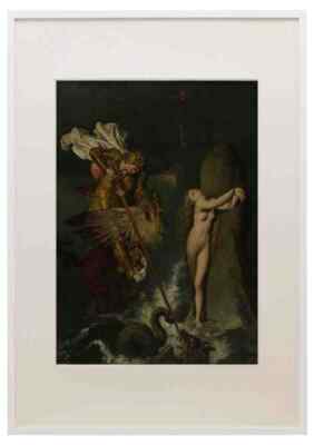Jean Auguste Dominique Ingres Angelica Saved By Ruggiero A3 A4 Gerahmter Druck Bild