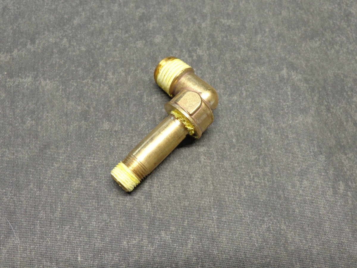 JIFFY Ice Auger 4552 PROPANE BRASS FITTING GENUINE OEM Ice Drill