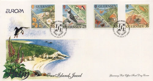 GUERNSEY OUR ISLAND JEWEL 1999 FIRST DAY COVER FDC - CLEAN/NO ADDRESS