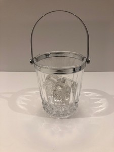 small crystal ice bucket