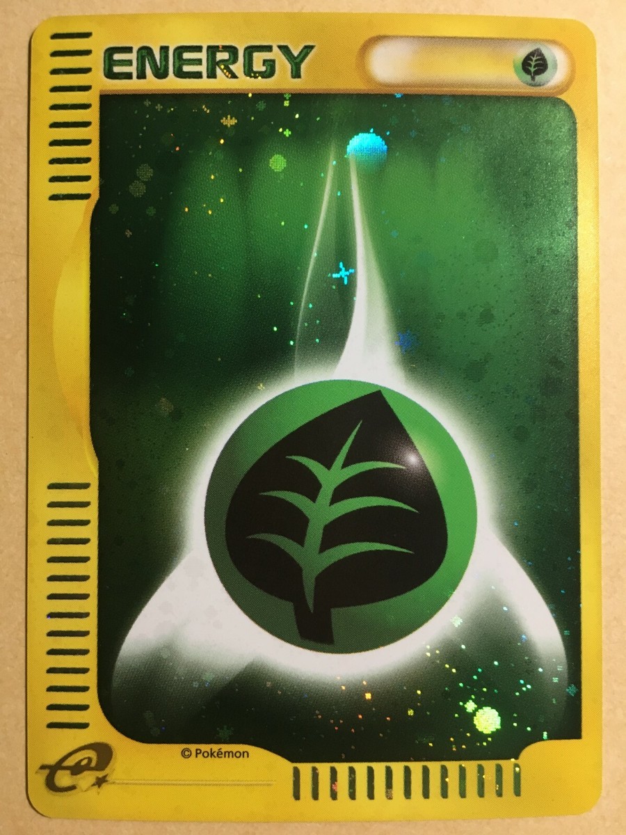 Grass Energy Pokemon 2002 Holo E-Series McDonald's Promo Japanese