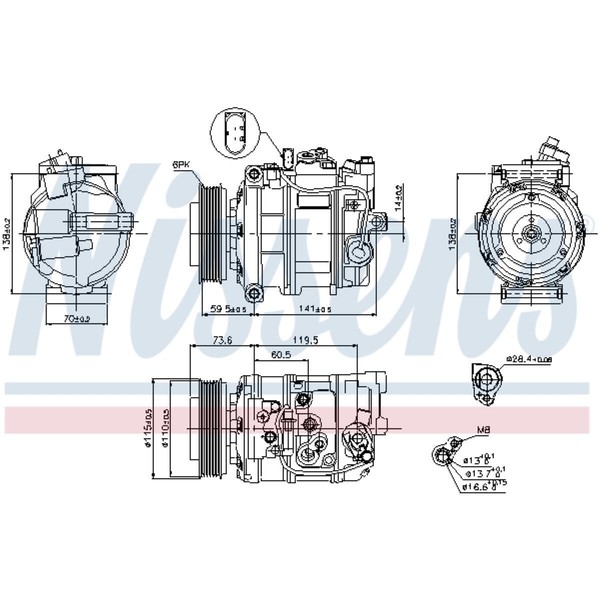 Kompressor Klimaanlage Klimakompressor Passend FüR Audi A4 8E2 B6 8E5 8H7 8HE B7-image