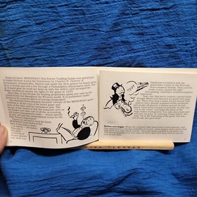 NES Nintendo Monopoly manual only no game with card chart. Complete