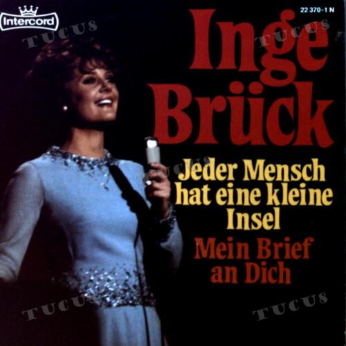 Inge Brück - Jeder Mensch Hat Eine Kleine Insel GER 7in 1975 (VG+/VG+) '* - Afbeelding 1 van 1
