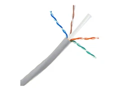 Cat6 1000ft Plenum | 550MHZ 23AWG PURE COPPER | Cat6 CMP  GRAY
