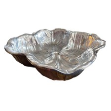 Wilton Armetale Co Pewter Cabbage Leaf SERVING BOWL Made in USA