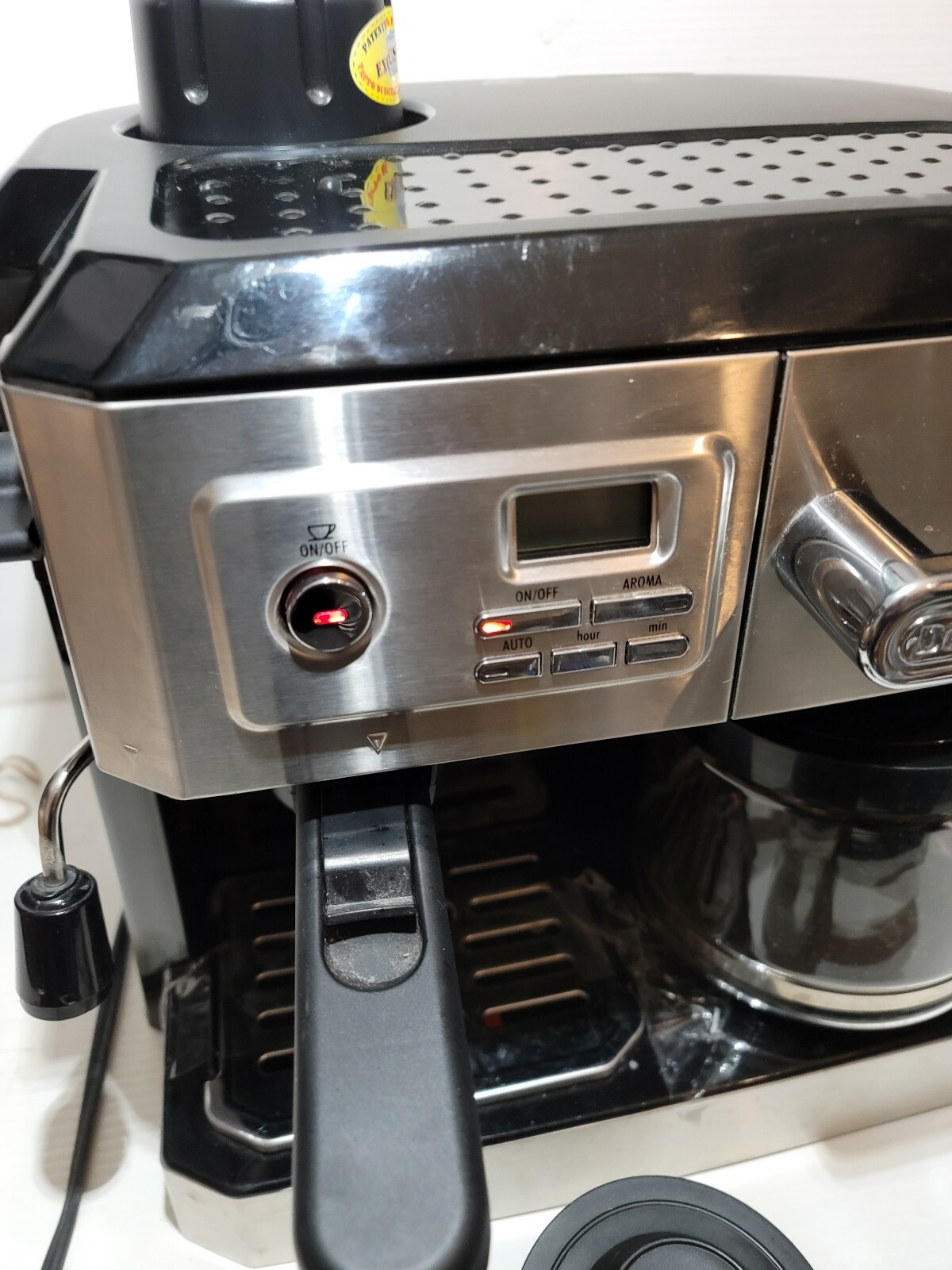 Delonghi BC0330T Combination Drip Coffee and Espresso Machine Black