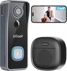 ieGeek 5MP Doorbell Camera Wireless No Subscription- Video Doorbell Wireless