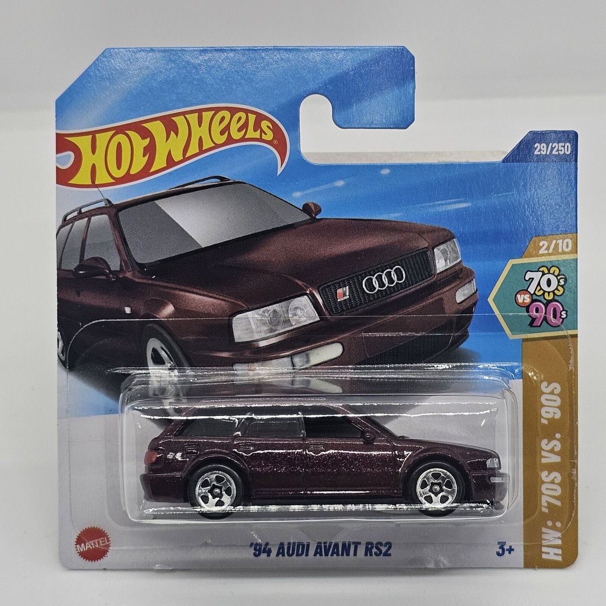 HOTWHEELS 94 AUDI AVANT RS2 SHORT CARD HW 70s 90s | eBay