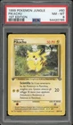 2000 Pokemon ITALIAN 1st Edition Jungle Pikachu 60/64 PSA 8 NM-MT