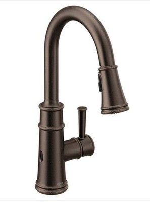 Brand New MOEN Belfield Bronze 15.63''H Pull Down Sprayer Kitchen Faucet 7260ORB