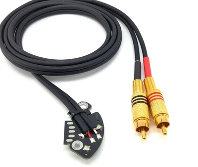 TECHNIK Technics SL 1200 1210 MK2 MK3 MK5 Cinch Kabel Audio Plattenspieler PCB Schwar...