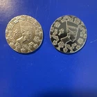 1/10 oz Queen Nefertiti .999 silver round lot of 2, #2625