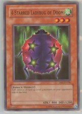 Yu-Gi-Oh Dark Beginning 1 4-Starred Ladybug of Doom #DB1-EN198 NM or Better