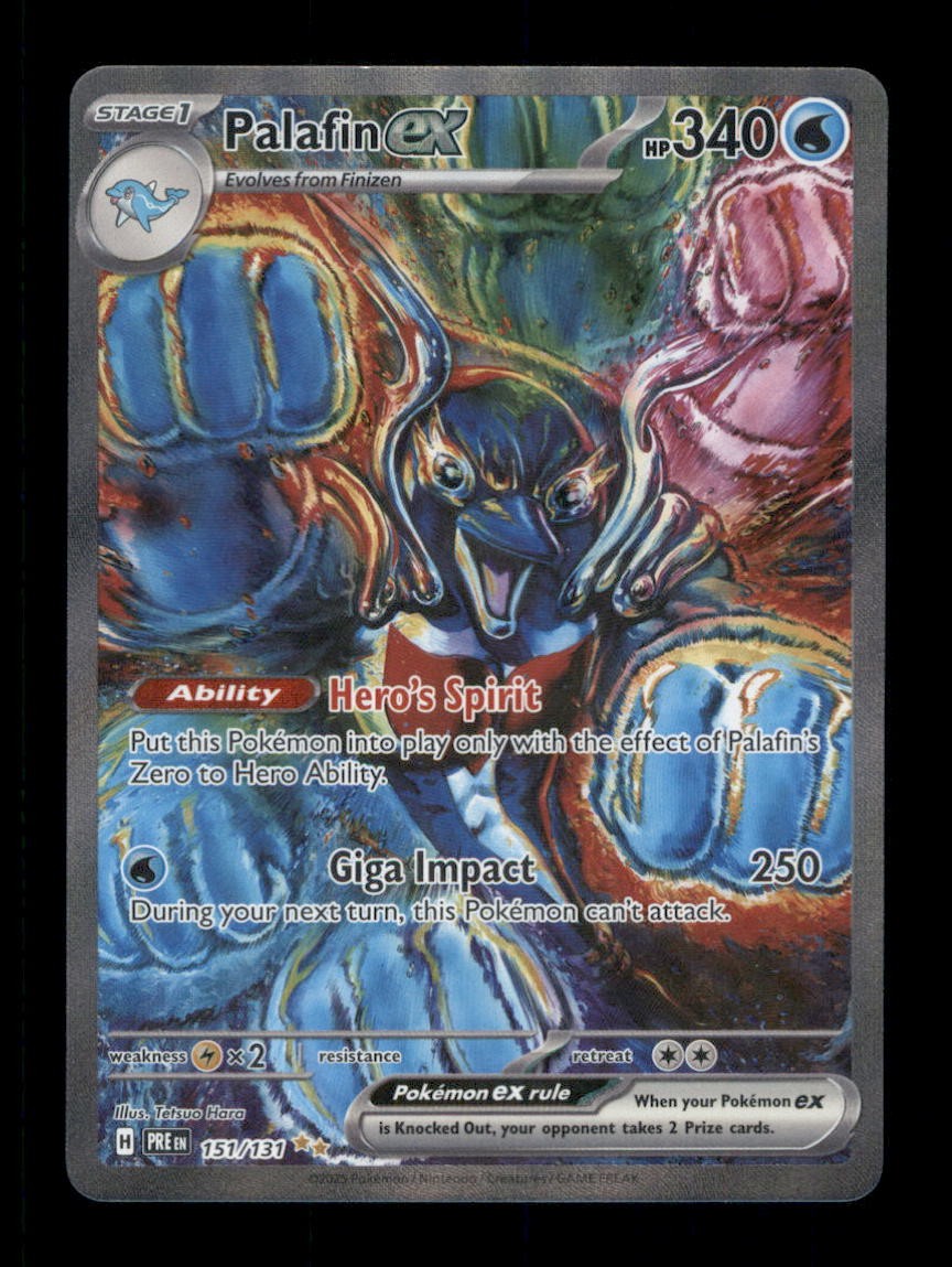 Palafin ex Special Illustration Rare Holo SV: Prismatic Evolutions 151/131 NM