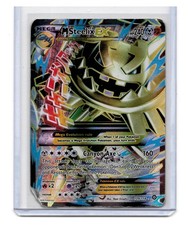 M Steelix EX (Full Art) 109/114 XY - Steam Siege Pokemon DMG