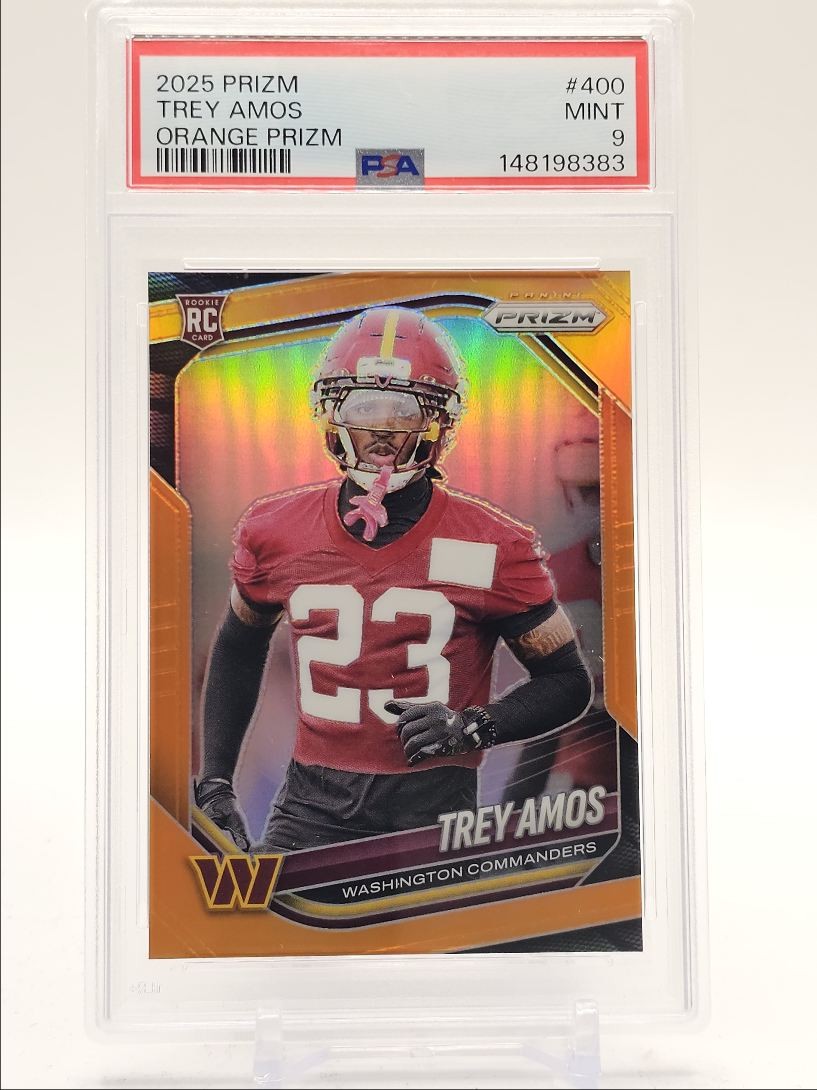 Trey Amos Panini Prizm #400 Orange Prizm