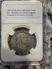 1960-P 50C Silver Franklin Half Dollar, Encapsulated, Good Date