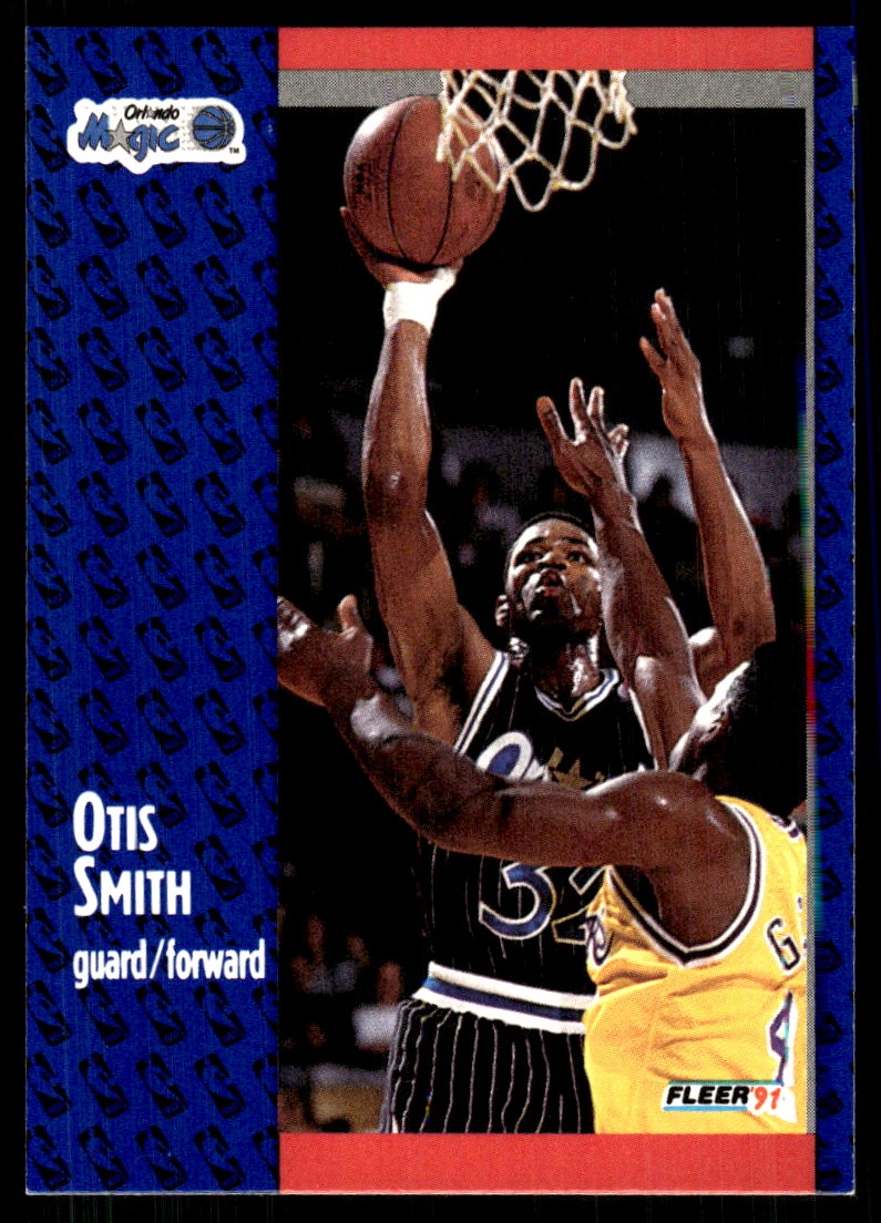 Otis Smith 1991-92 Fleer #149 Magic FREE SHIPPING StackedPacks