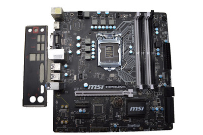 MSI B150m Bazooka LGA1151 DDR4 m-ATX Desktop Motherboard with I/O Shield