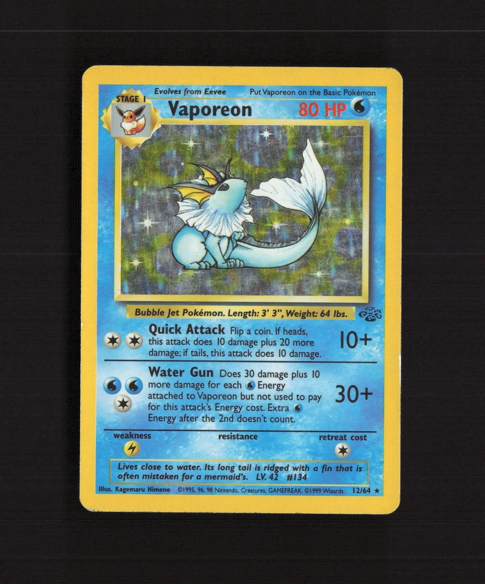 Water Holo Pokmon TCG Jungle Rare Individual Collectible Card Game Cards  for sale | eBay