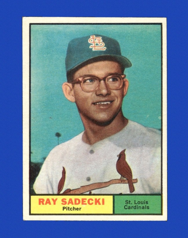 1961 Topps Set-Break # 32 Ray Sadecki EX-EXMINT *GMCARDS*