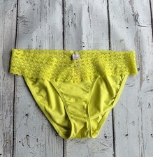 Vintage Y2K Victoria s Secret Neon Yellow S Bikini Prod Date 12.09 NWT VHTF