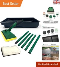 Complete Decking Applicator Kit with Dual Layer Pads & 120cm Extension Handle