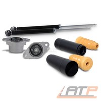 2X StoßDÄMpfer +Domlager +PROTECTION-KIT Hinten FÜR Ford Fiesta 6 Mazda 2