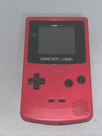 Nintendo Game Boy Color CGB Berry Pink Magenta Handheld Console - TESTED
