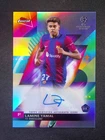 2023-24 Topps Finest UEFA Lamine Yamal RC Rookie Auto Refractor