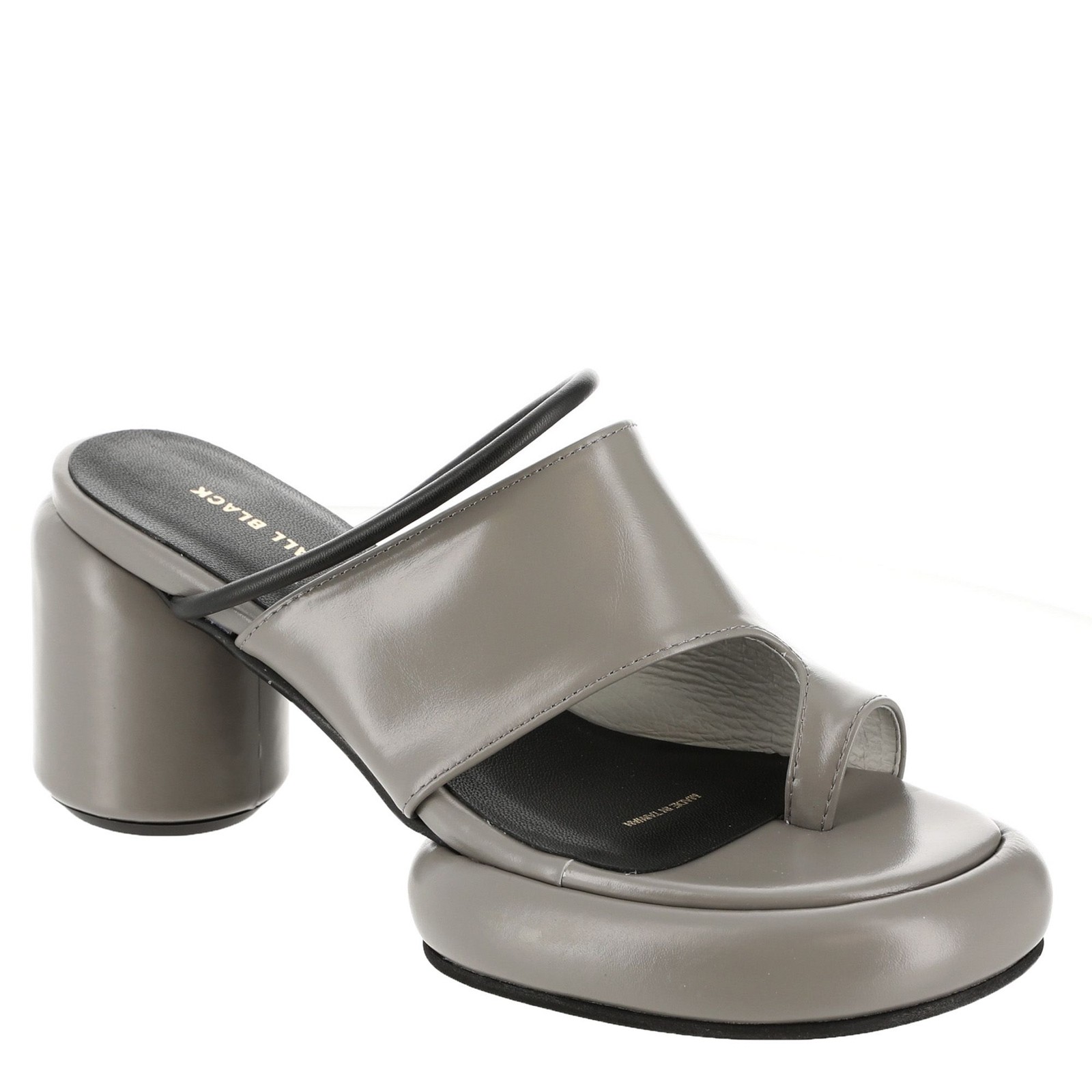 ПОЛНОСТЬЮ ЧЕРНЫЕ Модные комбинированные женские сандалии 40 М EU - Grey