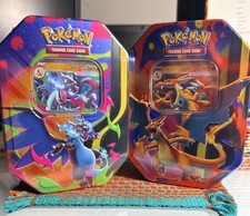 Pokemon TCG Mega Charizard EX Tin Set Of 2 X Y Brand New Factory Sealed