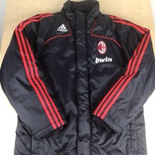 Adidas AC Milan Mens Medium (100) Puffer Jacket Soccer Football 2008 Vintage