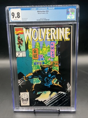Wolverine #24 (Marvel Comics May 1990) CGC Graded 9.8 White Pages