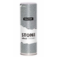 2x Maston Spray Paint Granite Grey Stone Effect 400ml