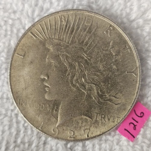 🔥XF-AU🔥1927 Peace Dollar $1 Silver Coin Circulated Business Strike Uncertified