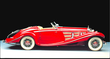 Mercedes-benz Vintage Car Worig. Spoke Wheelsrims Custom Built118scale Model
